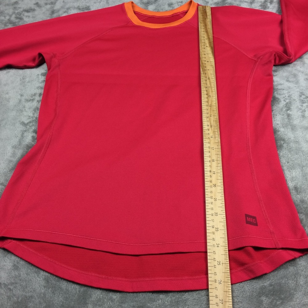 MEC Base Layer Shirt Womens Large Polyester Long Sleeve Pink Polartec - Picture 7 of 15